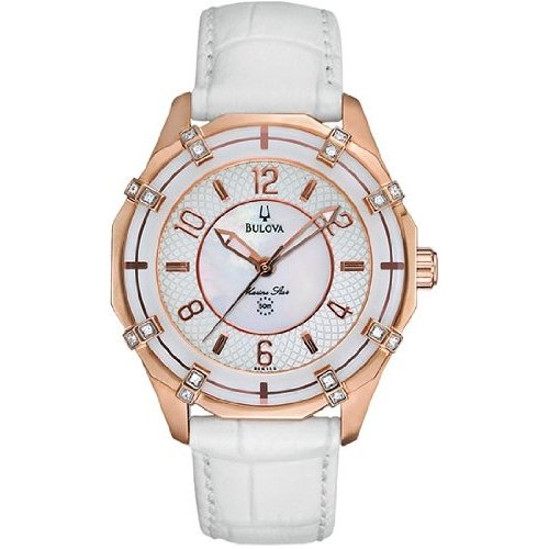 AAA 1:1 Replica Bulova Ladies Watches Mother Of Pearl Dial Japanese Quartz 36MM 98R150 Watch