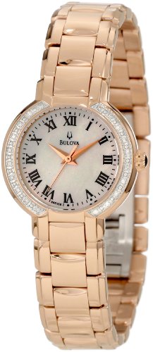 AAA 1:1 Replica Bulova Ladies Watches Mother Of Pearl Dial Japanese Quartz 28MM 98R156 Watch