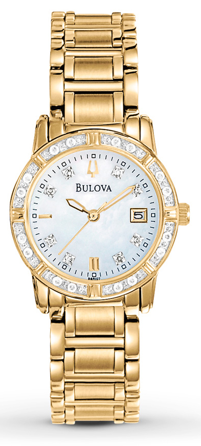 AAA 1:1 Replica Bulova Ladies Watches Mother Of Pearl Dial Quartz 26MM 98R165 Watch