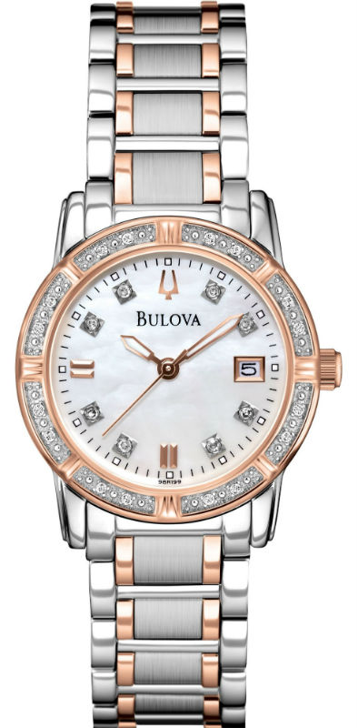 AAA 1:1 Replica Bulova Ladies Watches Mother Of Pearl Dial Quartz 22MM 98R199 Watch