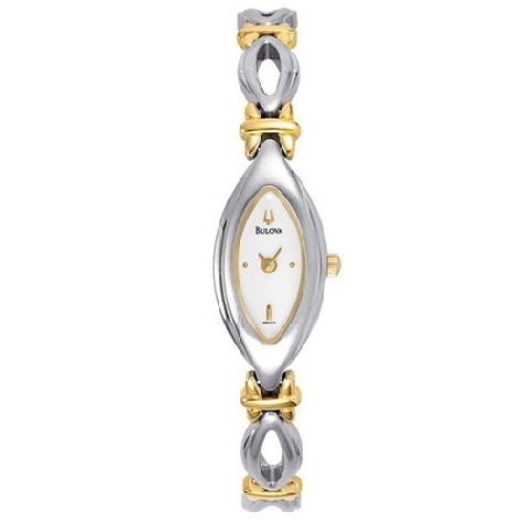 AAA 1:1 Replica Bulova Ladies Watches White Dial Japanese Quartz 15MM 98V03 Watch