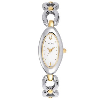 AAA 1:1 Replica Bulova Ladies Watches White Dial Japanese Quartz 17MM 98V05 Watch