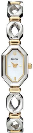 AAA 1:1 Replica Bulova Ladies Watches White Dial Japanese Quartz 14MM 98V12 Watch