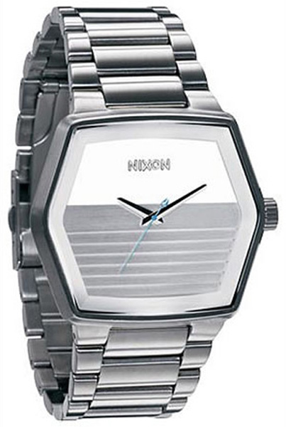 AAA 1:1 Replica Nixon Mens Watches Silver Dial Japanese Quartz 41MM A018-611 Watch