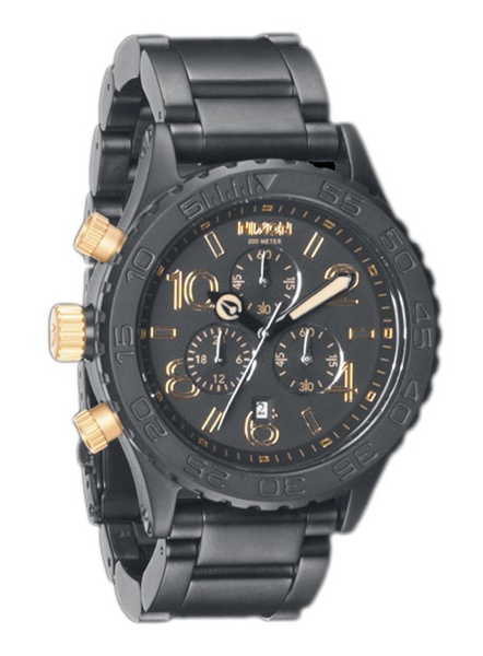 AAA 1:1 Replica Nixon Mens Watches Black Dial Quartz 42MM A037-1041 Watch