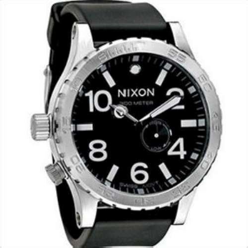 AAA 1:1 Replica Nixon Mens Watches Black Dial Swiss Quartz 51MM A058-000 Watch