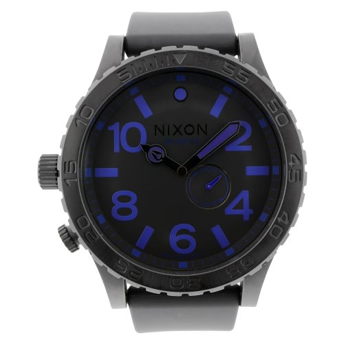 AAA 1:1 Replica Nixon Mens Watches Black Dial Quartz 52MM A058-714 Watch