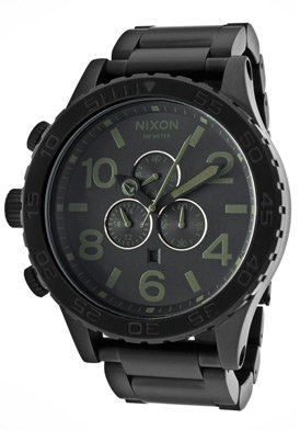 AAA 1:1 Replica Nixon Mens Watches Black Dial Quartz 51MM A083-1042 Watch