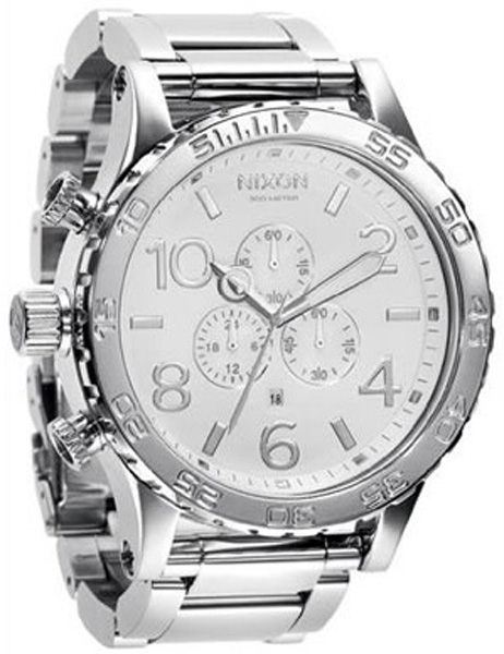 AAA 1:1 Replica Nixon Mens Watches White Dial Japanese Quartz 51MM A083-488 Watch