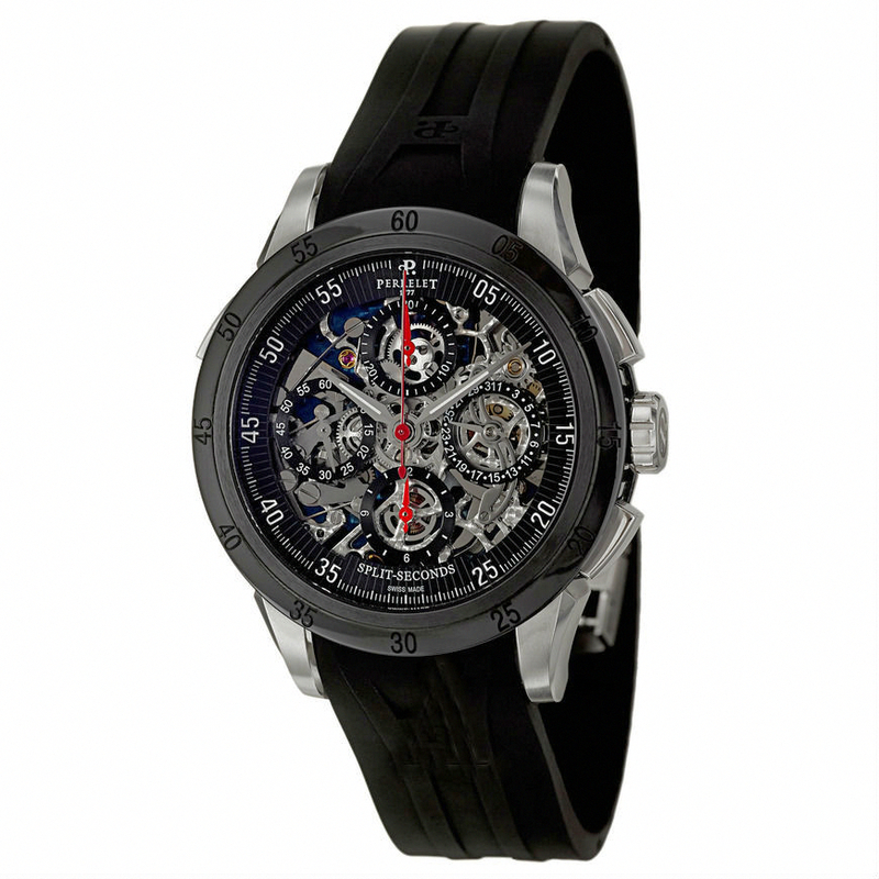 AAA 1:1 Replica Perrelet Mens Watches Skeletal Dial Automatic 43MM A1043-4A Watch