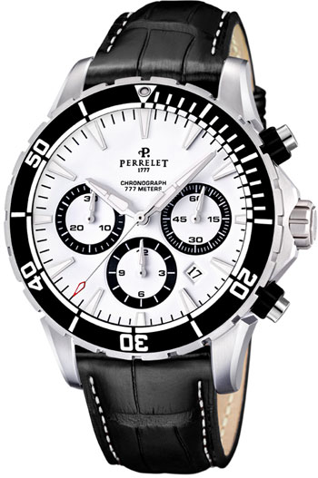 AAA 1:1 Replica Perrelet Mens Watches White Dial Automatic 45MM A1054-1 Watch