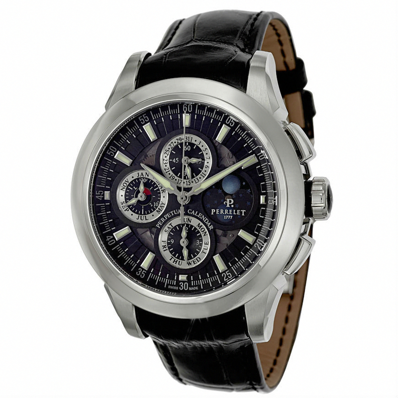 AAA 1:1 Replica Perrelet Mens Watches Black Dial Automatic 44MM A1058-1 Watch