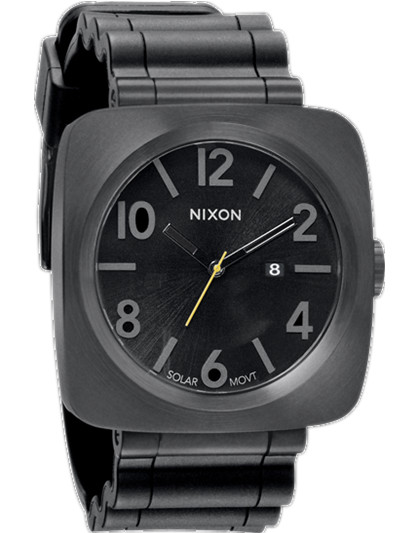 AAA 1:1 Replica Nixon Mens Watches Black Dial Solar 48MM A118-680 Watch