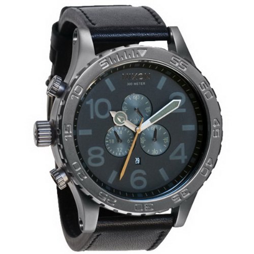 AAA 1:1 Replica Nixon Mens Watches Gray Dial Quartz 51MM A124-680 Watch