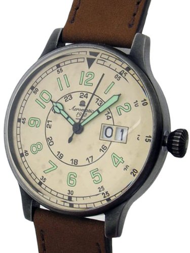 AAA 1:1 Replica Aeromatic-1912 Mens Watches Beige Dial Quartz 43MM A1254 Watch