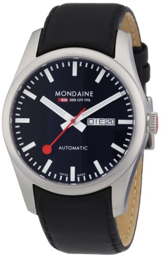 AAA 1:1 Replica Mondaine Mens Watches Black Dial Automatic 42MM A135.30345.14SBB Watch