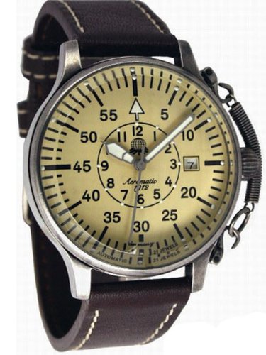 AAA 1:1 Replica Aeromatic-1912 Mens Watches Beige Dial Automatic self wind 42MM A1383 Watch