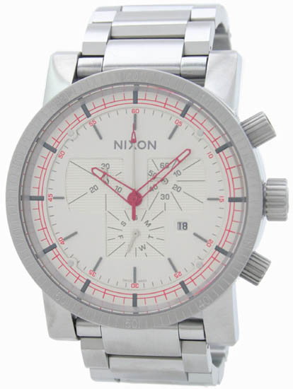 AAA 1:1 Replica Nixon Mens Watches White Dial Swiss Quartz 48MM A154-199 Watch