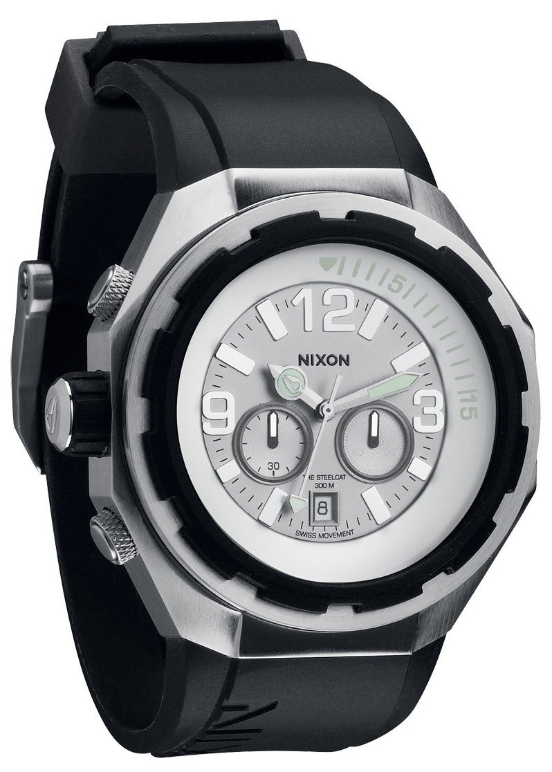 AAA 1:1 Replica Nixon Mens Watches White Dial Quartz 48MM A313-100 Watch