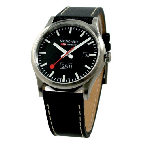 AAA 1:1 Replica Mondaine-Sport Mens Watches Black Dial Quartz 41MM A667.30308.19SBB Watch
