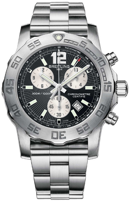 AAA 1:1 Replica Breitling-Colt Mens Watches Black Dial Quartz 44MM A7338710/BB49 Watch