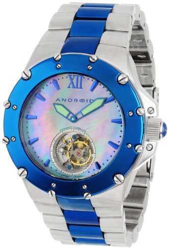 AAA 1:1 Replica Android Mens Watches Blue Dial Automatic 45MM AD636BBU Watch