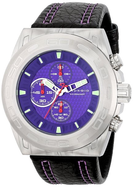AAA 1:1 Replica Android Mens Watches Purple Dial Quartz 48MM AD685BPU Watch