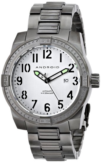 AAA 1:1 Replica Android Mens Watches Silver Dial Automatic 49MM AD713BKS Watch