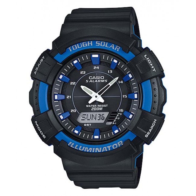 AAA 1:1 Replica Casio Mens Watches Black Dial Tough Solar 54.5 x 51MM AD-S800WH-2A2 Watch