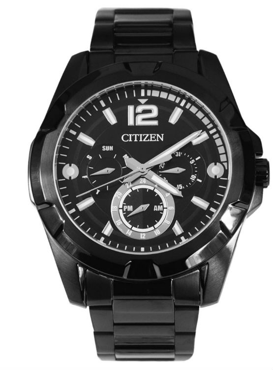 AAA 1:1 Replica Citizen Mens Watches Black Dial Quartz 37MM AG8335-58E Watch