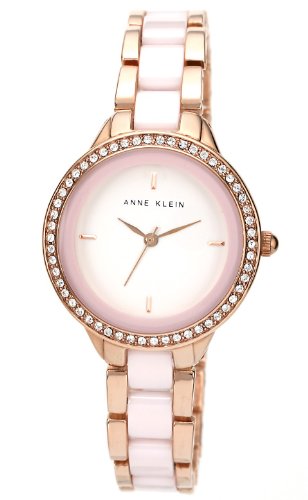 AAA 1:1 Replica Anne-Klein Ladies Watches Pink Dial Quartz 34MM AK/1418RGLP Watch