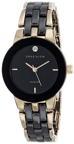 AAA 1:1 Replica Anne-Klein Ladies Watches Black Dial Quartz 30MM AK/1610BKGB Watch