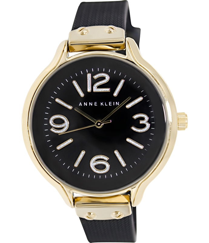 AAA 1:1 Replica Anne-Klein Ladies Watches Black Dial Quartz 38MM AK-1614GPBK Watch