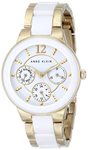 AAA 1:1 Replica Anne-Klein Ladies Watches White Dial Quartz 35MM AK/1628WTGB Watch