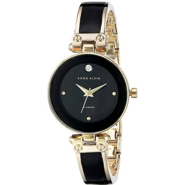 AAA 1:1 Replica Anne-Klein Ladies Watches Black Dial Quartz 28MM AK/1980BKGB Watch