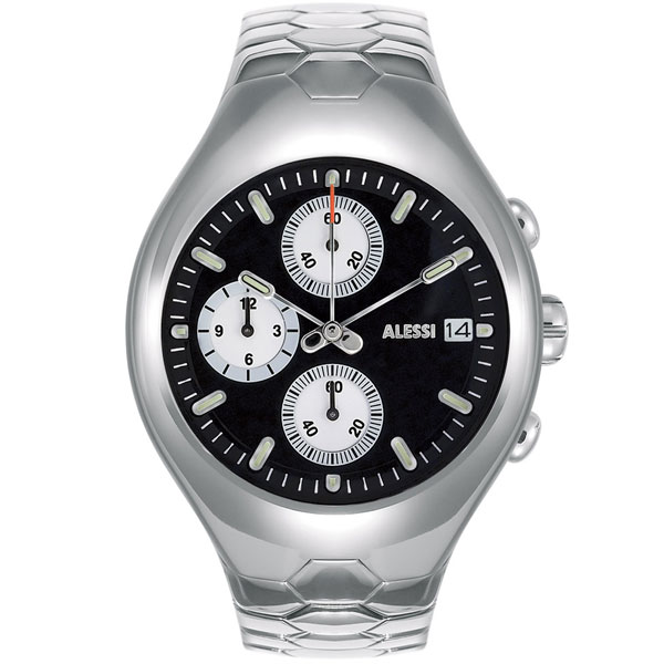 AAA 1:1 Replica Alessi Mens Watches Black Dial Quartz 43MM AL11011 Watch