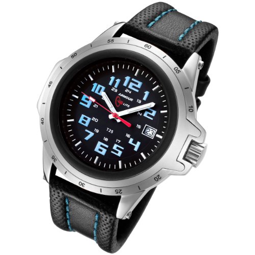 AAA 1:1 Replica Armourlite Mens Watches Black Dial Quartz 46MM AL202 Watch