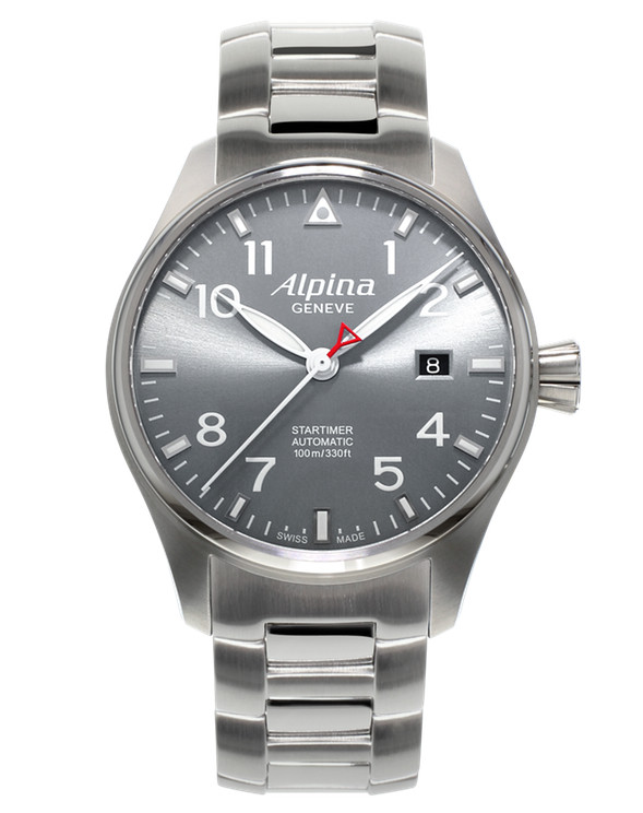 AAA 1:1 Replica Alpina-Startimer-Pilot Mens Watches Gray Dial Automatic 40MM AL-525G3S6B Watch