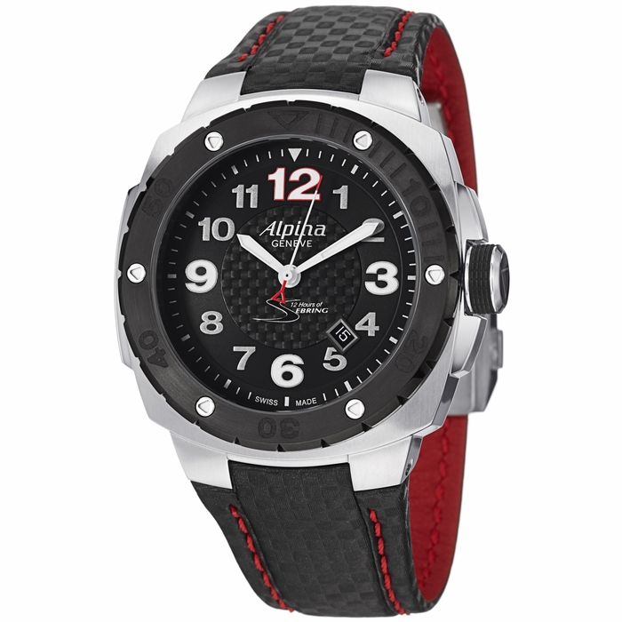 AAA 1:1 Replica Alpina-Racing Mens Watches Black Dial Automatic 47MM AL-525LBR5AES6 Watch