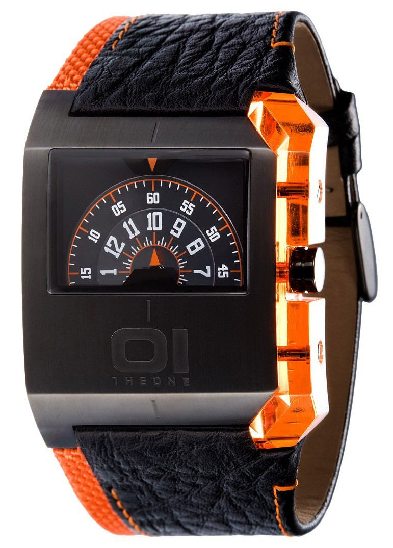 AAA 1:1 Replica 01-The-One Mens Watches Black Dial Quartz 42MM AN07G03 Watch