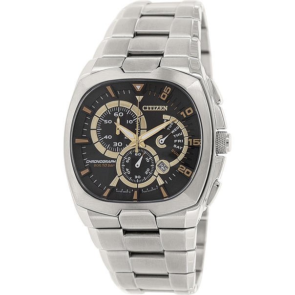 AAA 1:1 Replica Citizen Mens Watches Black Dial Quartz 45MM AN9000-53E Watch