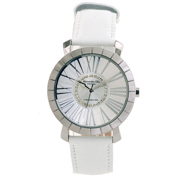 AAA 1:1 Replica Alessandra-Olla Ladies Watches Silver Dial Quartz 36MM AO-15000-1 Watch