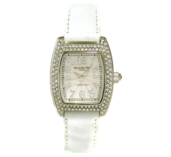 AAA 1:1 Replica Alessandra-Olla Ladies Watches White Dial Quartz 24MM AO-1500-5WH Watch