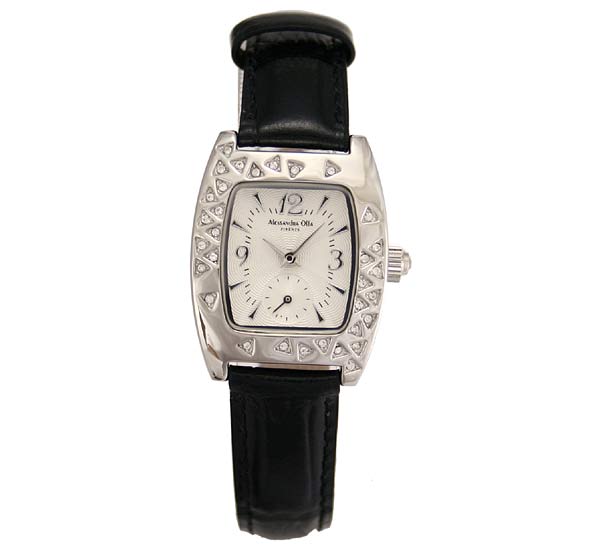 AAA 1:1 Replica Alessandra-Olla Ladies Watches Silver Dial 23MM AO-1600BK Watch