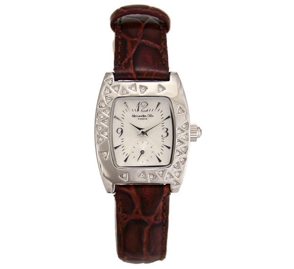 AAA 1:1 Replica Alessandra-Olla Ladies Watches Silver Dial 23MM AO-1600BR Watch