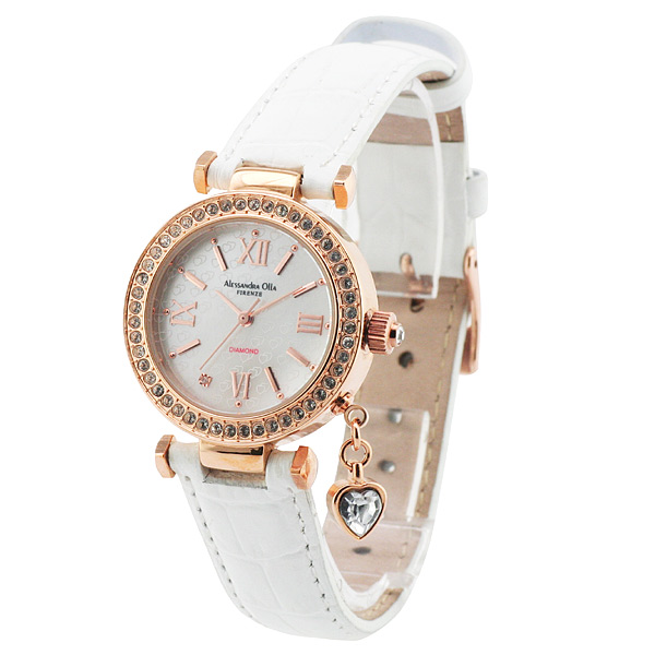 AAA 1:1 Replica Alessandra-Olla Ladies Watches Silver Dial Quartz 30MM AO-81 Watch