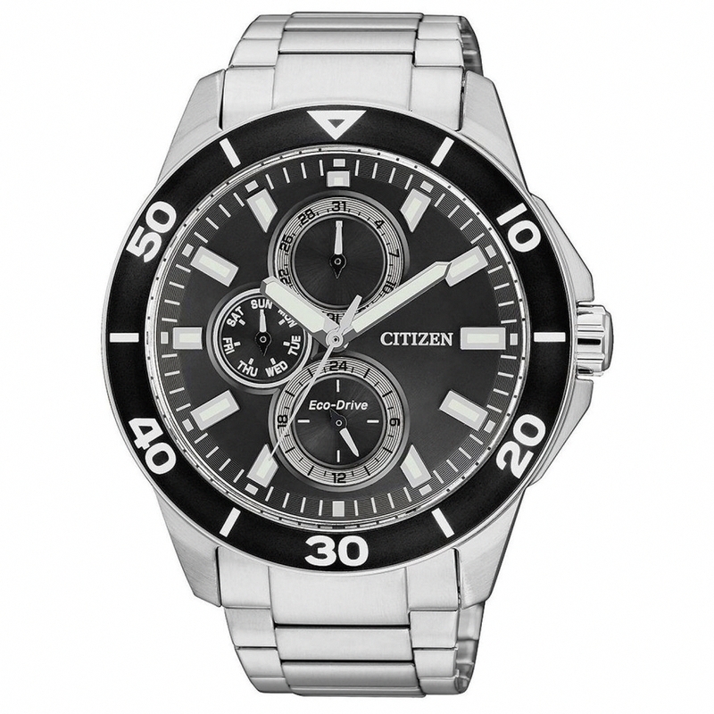 AAA 1:1 Replica Citizen-Eco-drive Mens Watches Black Dial Eco Drive 45MM AP4030-57E Watch