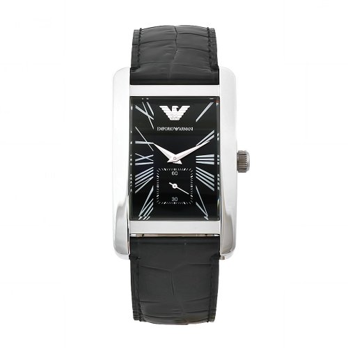 AAA 1:1 Replica Emporio-Armani-Classic Mens Watches Black Dial Quartz 31MM AR0143 Watch