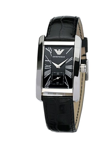 AAA 1:1 Replica Emporio-Armani-Classic Ladies Watches Black Dial Quartz 25MM AR0144 Watch
