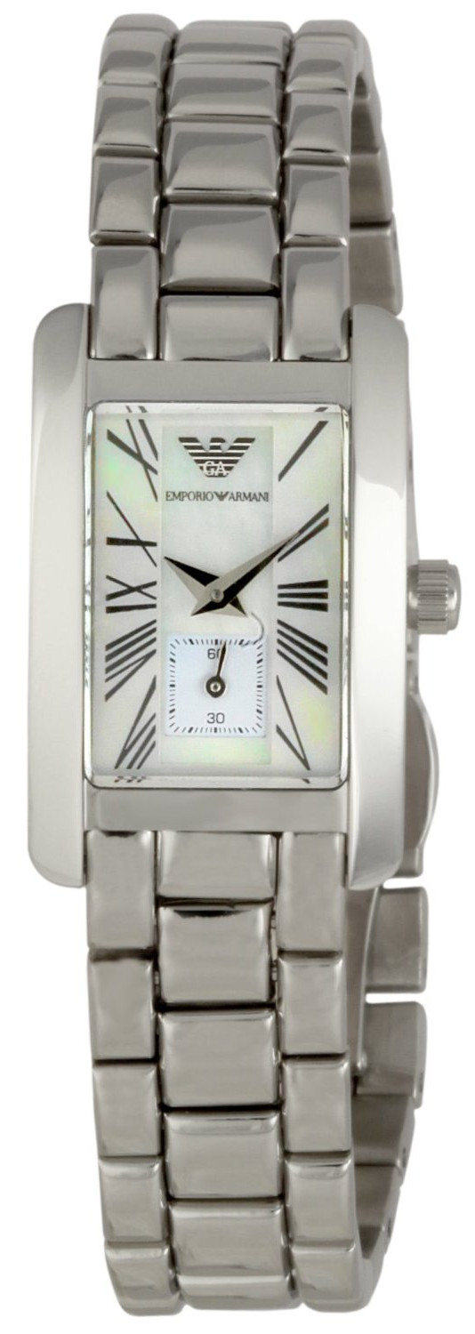 AAA 1:1 Replica Emporio-Armani Ladies Watches White Dial Quartz 25MM AR0171 Watch